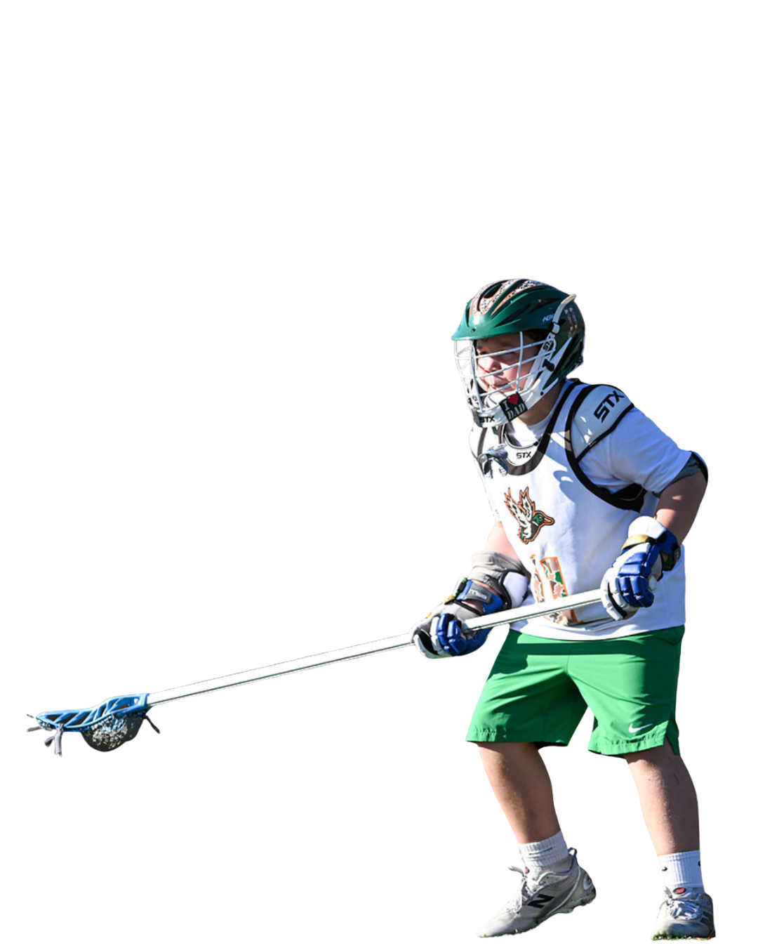 Mallards player on attack